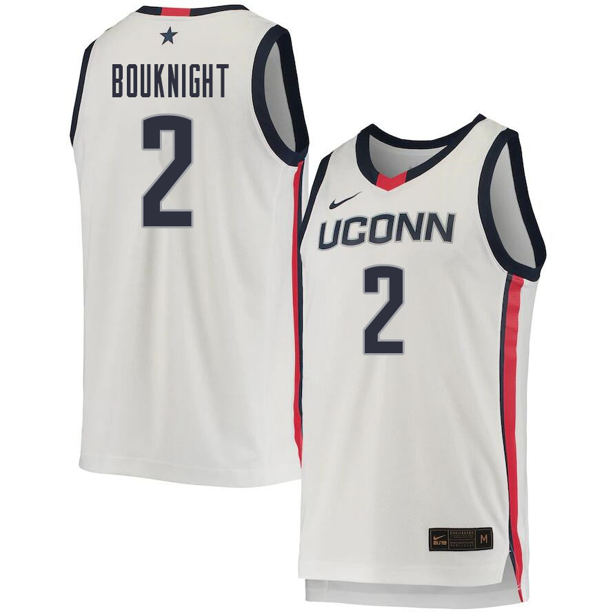 2021 Men #2 James Bouknight Uconn Huskies College Basketball Jerseys Sale-White - Click Image to Close